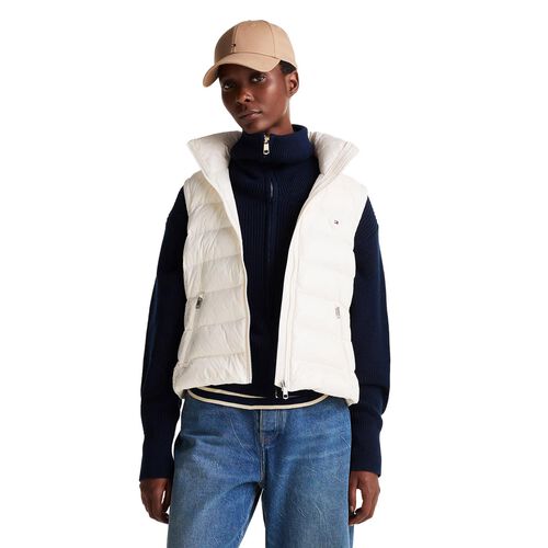 Tommy Hilfiger High-Shine Water Repellent Down Vest